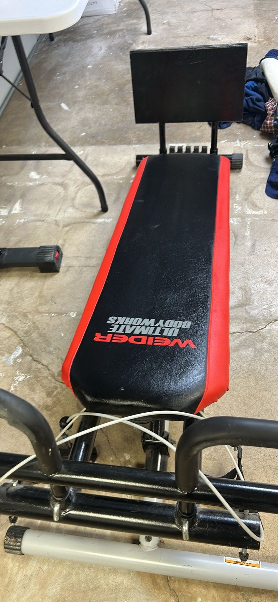 Exercise Bike And Weider Workout Machine