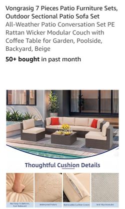 7 piece patio furniture set