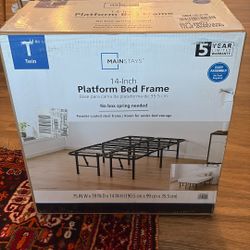 A Twin Platform Bedframe