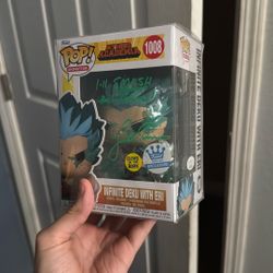 infinite deku funko pop signed 