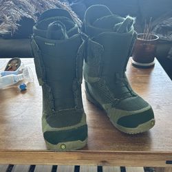burton almighty snowboard boots Burton Almighty (green) Snowboard Boots - Size 12 for Sale in Long Beach,  CA