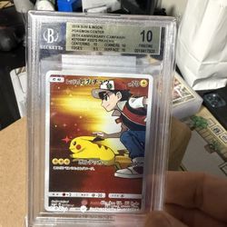 BGS 10 Red’s Pikachu 
