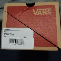 Brand New Van's Black On Top And White Bottoms