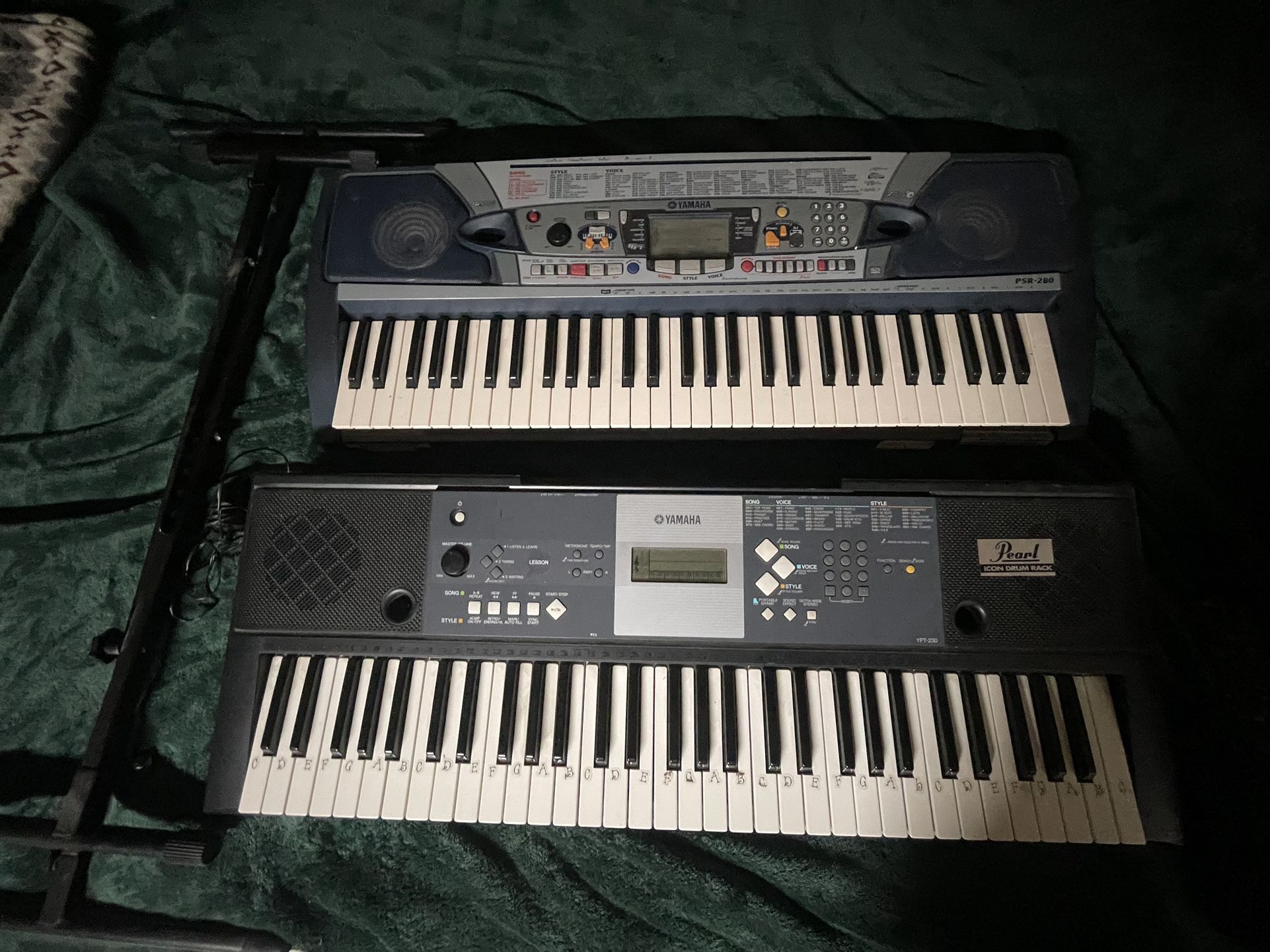 2 Yamaha Electronic Keyboards