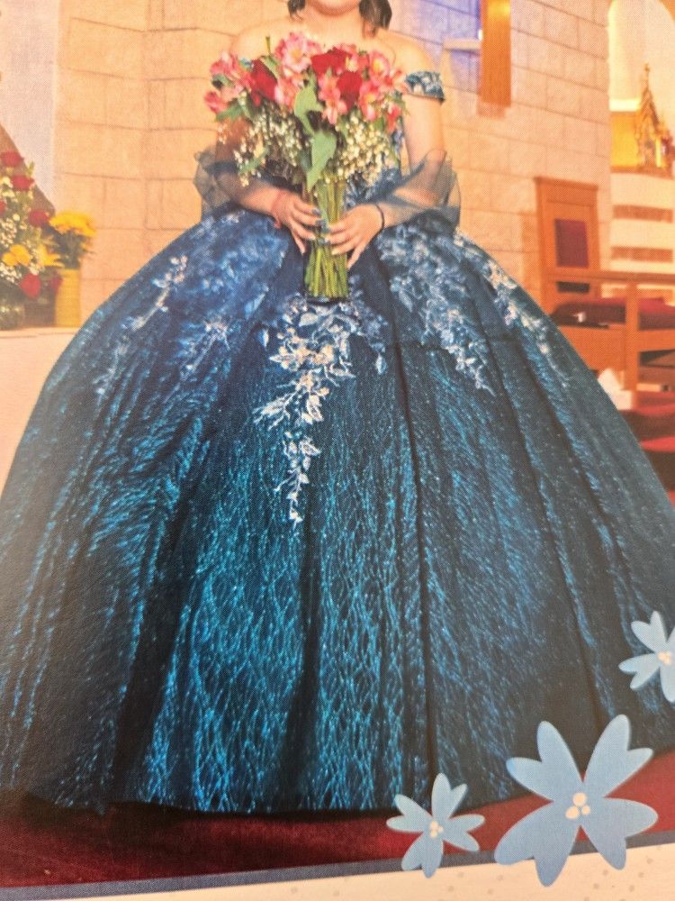 Forest/emerald Green Quinceanera Dress