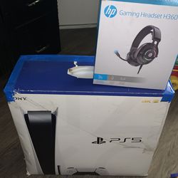 Ps5 w/ hp headset