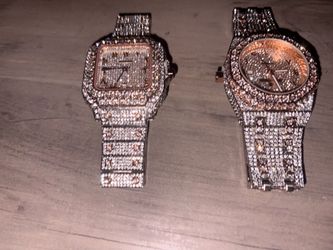 Iced Out vvs  Watches  with logos