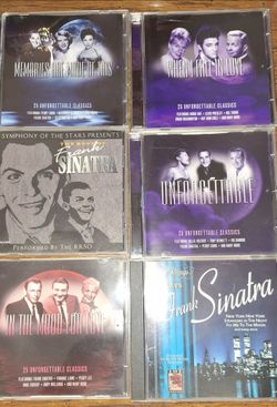 9 cds Frank Sinatra and 25 unforgettable memories