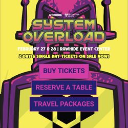 System overload VIP ticket Friday night