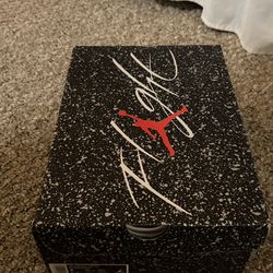 air jordan 4s retro military black size 5.5 us womens