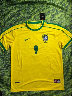 Brazil Ronaldo #9 Soccer Jersey XL New with Tags