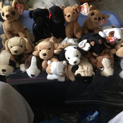 Beanie Baby Dogs Lot Of 21 $160 OBO