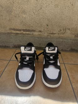 Nike Dunk Low black and white size 3 for $50.00