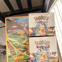 Pokemon Surging Sparks Booster Box + Battle Academy 