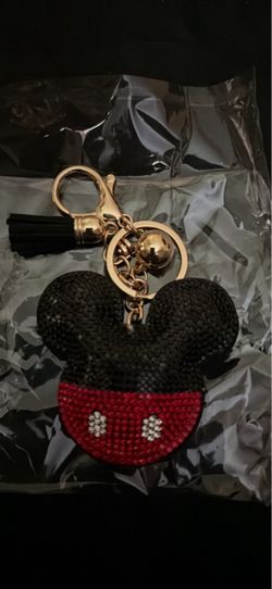 Mickey Mouse Crystal Rhinestone Keychain