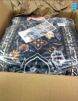 Area Rug 9x12 Beautiful Tree of Life Pattern 🌳 Non-Slip, Washable ((NEW))