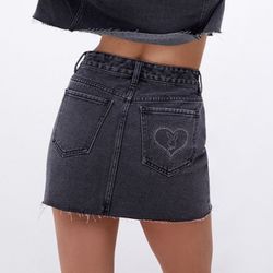 Playboy X PacSun Denim Skirt Size 26