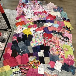 Girls 2T Clothes Wardrobe (135 Pieces)