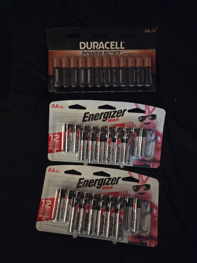 Duracell & energizer $50