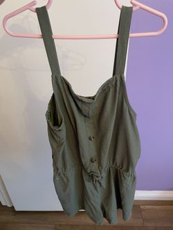 Old Navy Olive Green Jump Suit Size 7/8