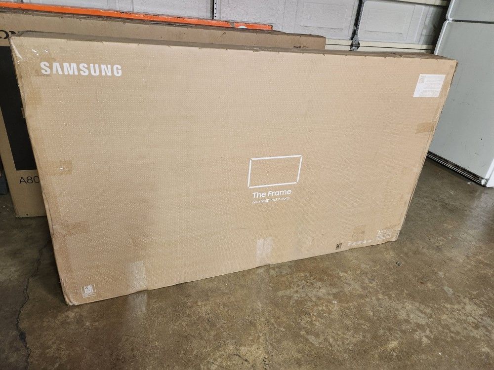 Tv Samsung 75", The Frame LS03B 2022 Model, Alexa, Google, Slim, Excellent