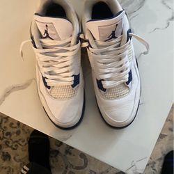 Jordan 4 White And Blue Size 10.5