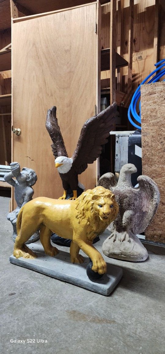 vintage concrete lawn ornaments