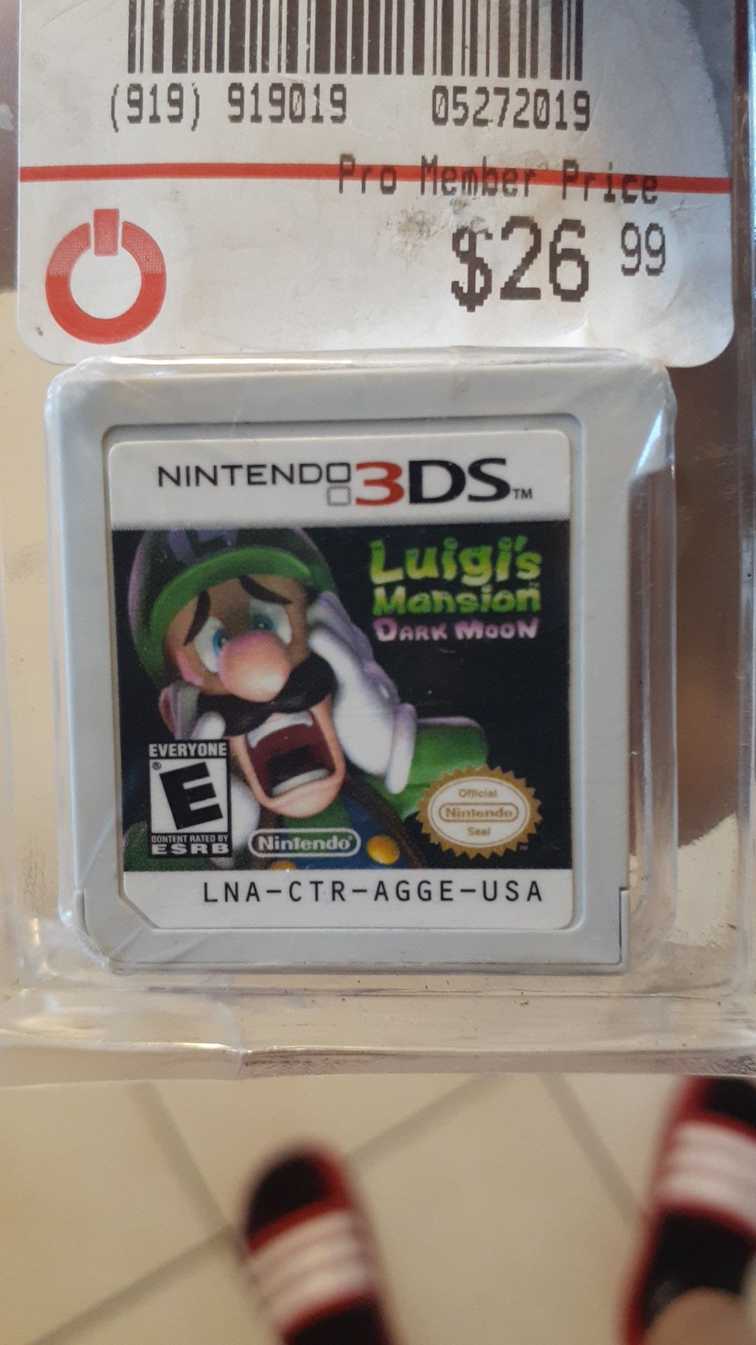 nintendo 3ds Luigi's Mansion Dark Moon $25