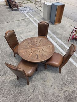 5 piece dining room set,  $300