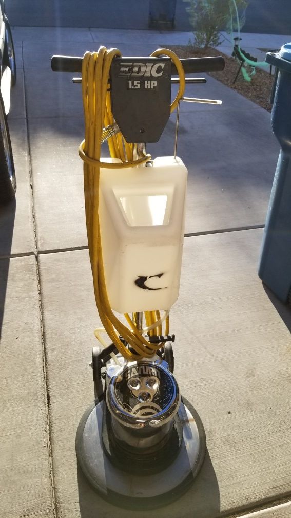 16" floor scrubber