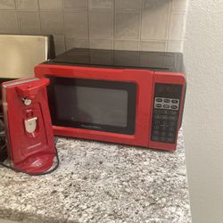 Microwave And Can Opener 