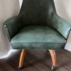 Mid Century Modern Green Chair