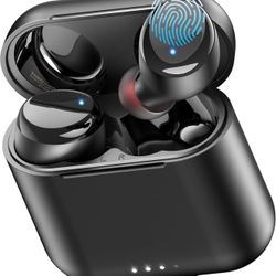 TOZO T6 Wireless Earbuds, Bluetooth 5.3 Ear Buds, Stereo Sound in Ear Headphones, 50 Hours Playtime, Wireless Charging Case, APP Customizable EQs, IPX