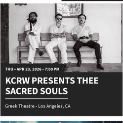 Thee sacred souls (Thursday show ) 
