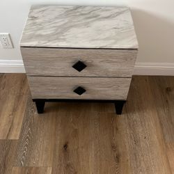 Desk And Nightstand 