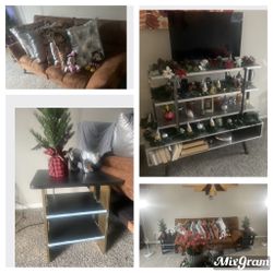 Everything Including Tv sofa lamp etc 