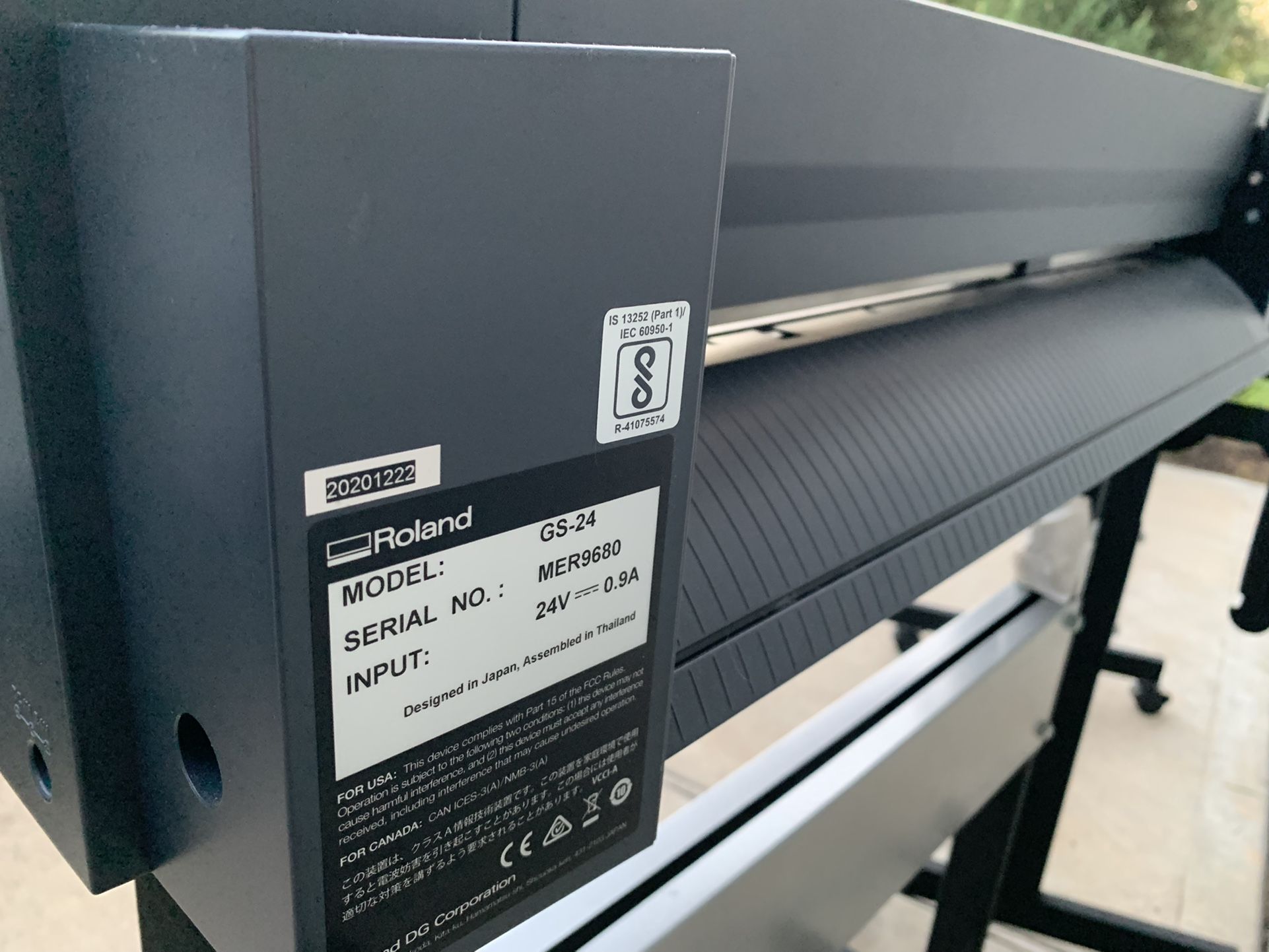 Roland Vinyl Cutter GS24 CAMM With Gift Stand (Like New) [including
