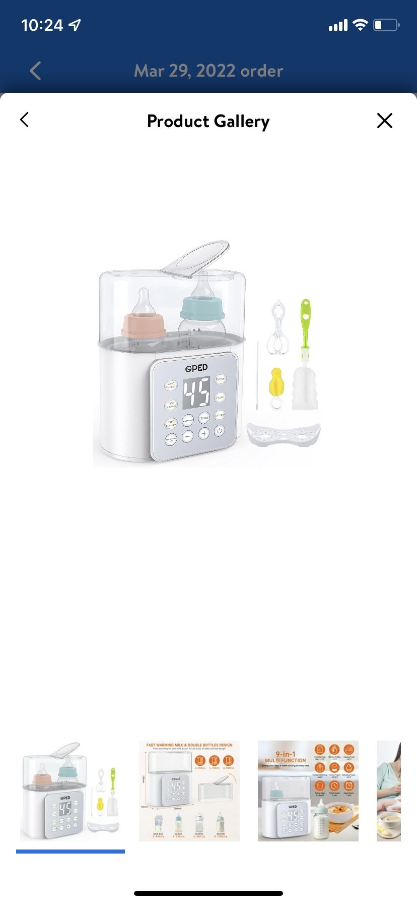 Baby Bottle Warmer, Breast milk Defrost And Food Warmer