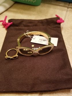 Kate Spade bracelet, ring