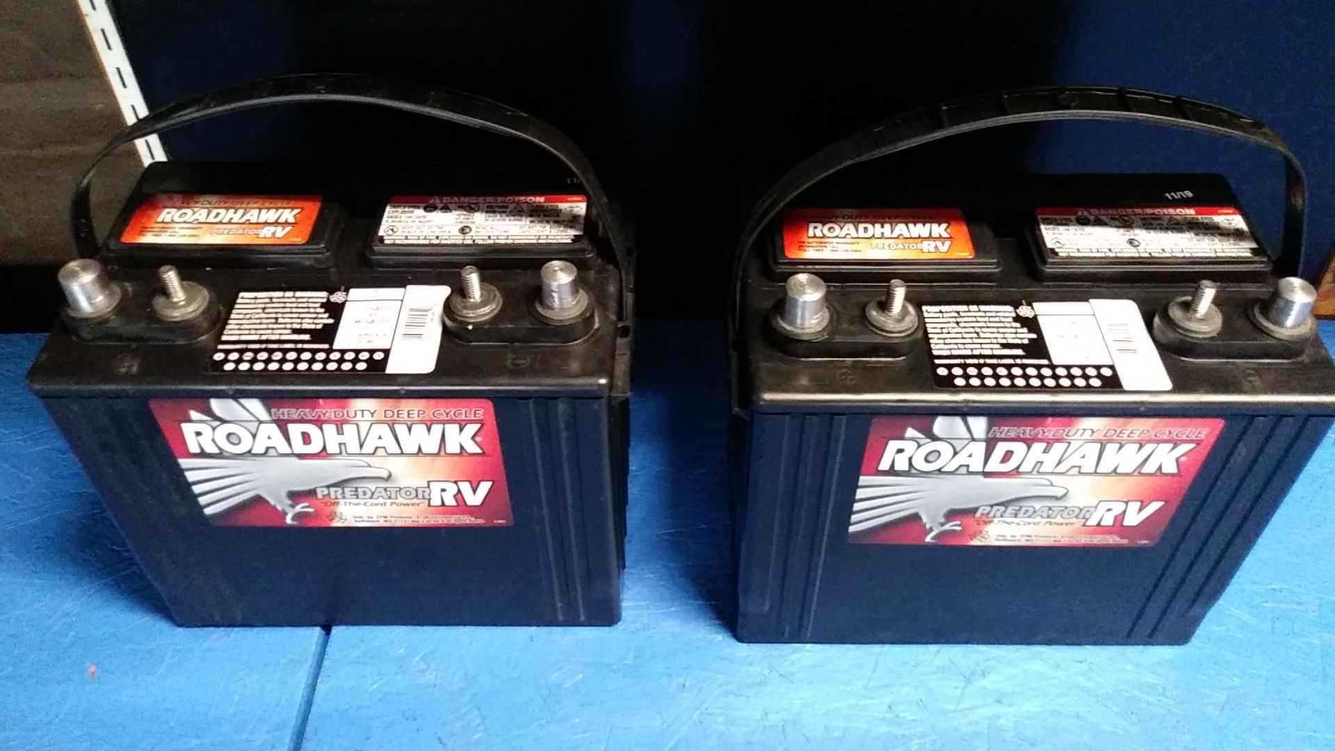 Roadhawk heavy duty deep cycle RV battery
