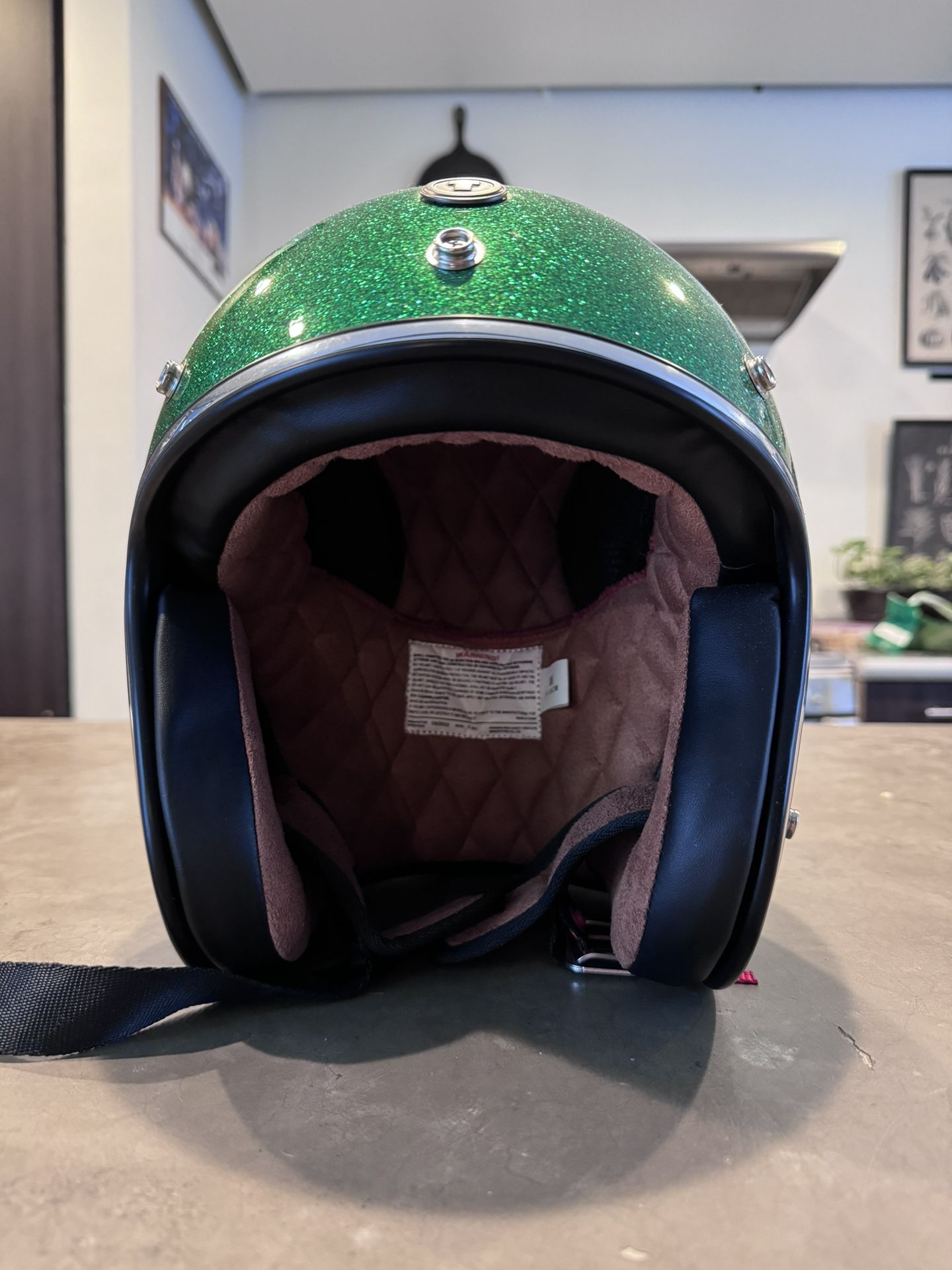 Motorcycle Open Face Helmet Medium 
