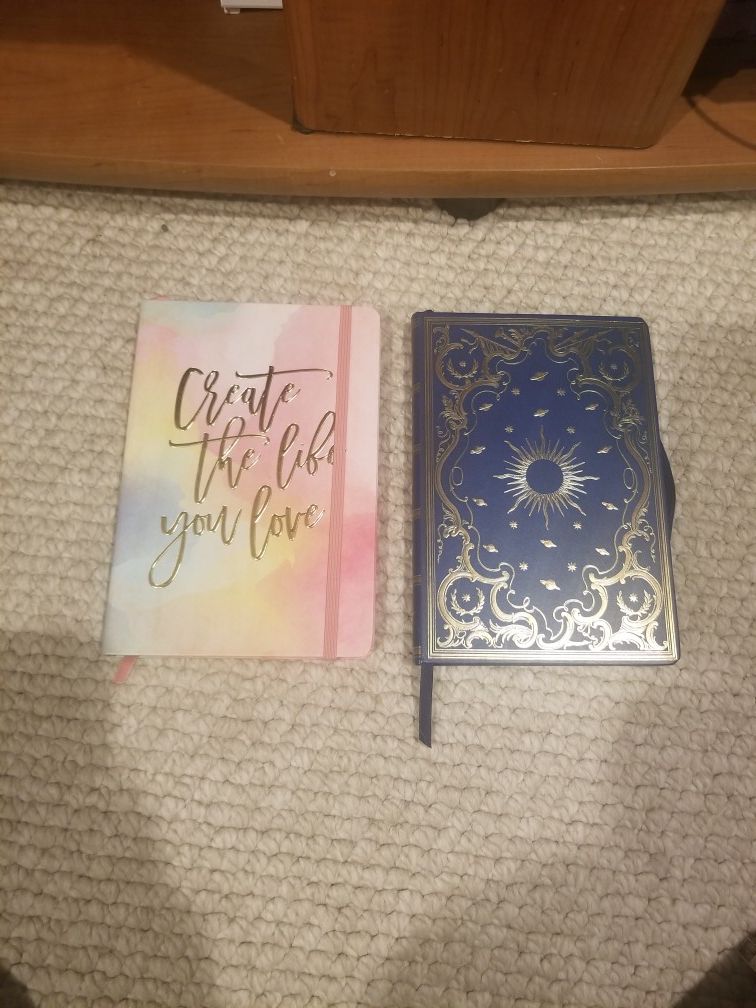 Two notebooks