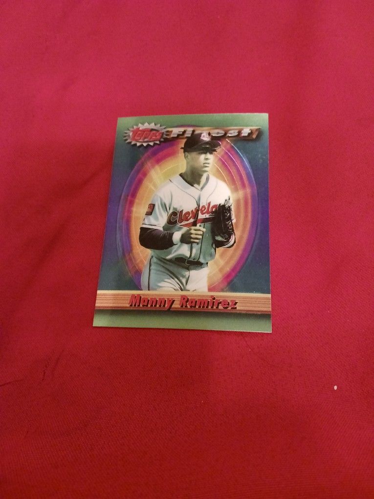Manny Ramirez Finest Card