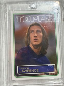 Topps Trevor Lawrence QB Football Card