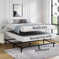 ISO Queen Size Mattress, Box spring, And Fram