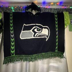 Seahawks Poncho 