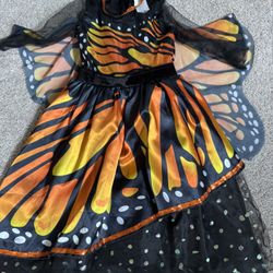 Halloween Monarch Butterfly Costume 2-3T