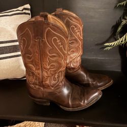 Men’s Tony Lama  Leather Cowboy Boots Size 11