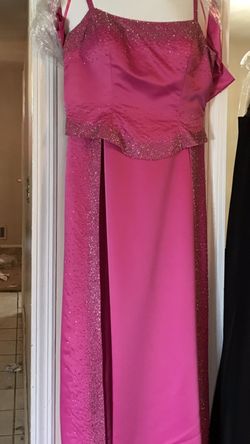 Evening dress with shawl