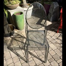 Acrylic Stacking Ghost Chair, 1 only